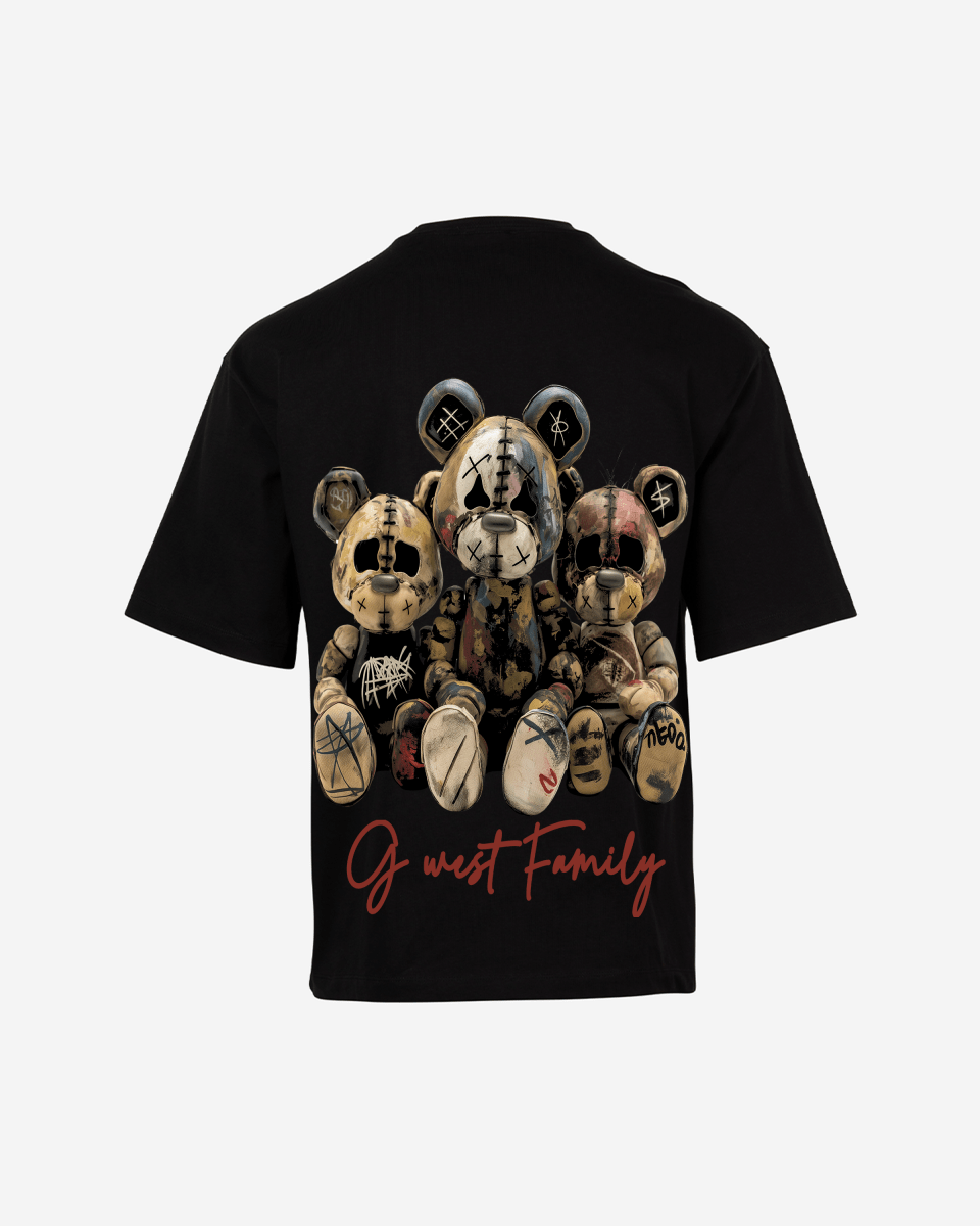 G West Family Black Oversized  Tee