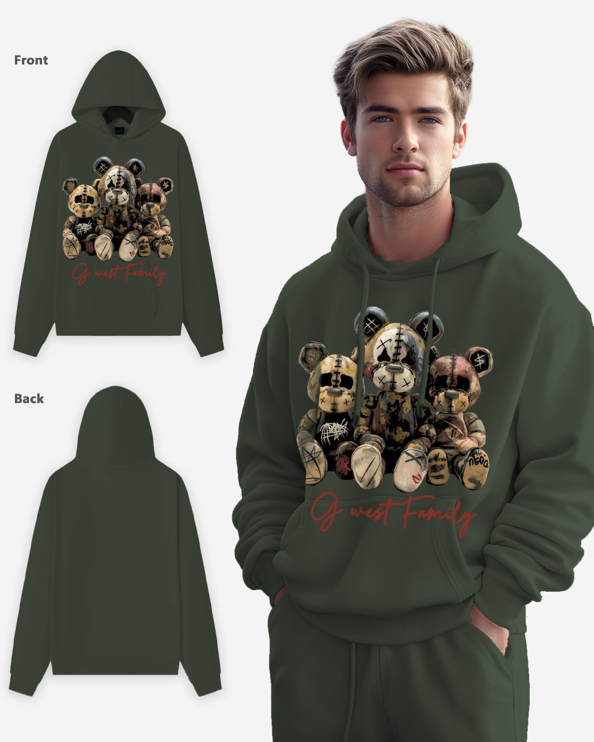 G WEST FAMILY OVERSIZE HOODIE