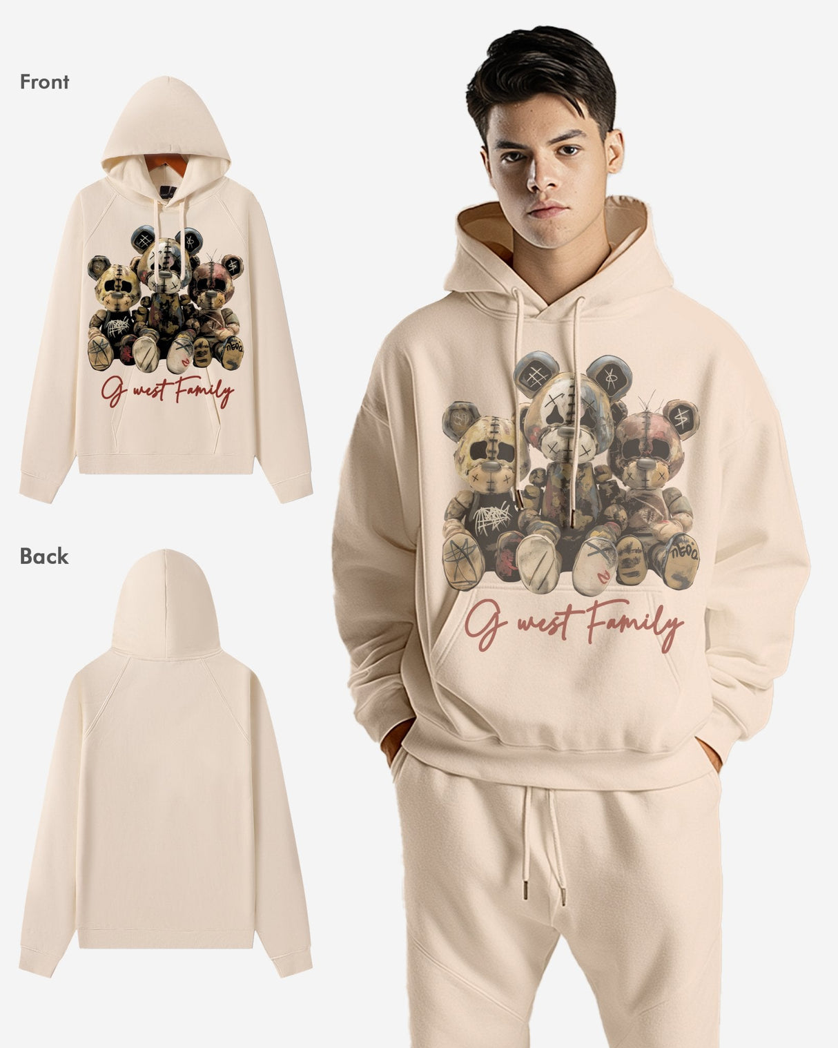G WEST FAMILY OVERSIZE HOODIE
