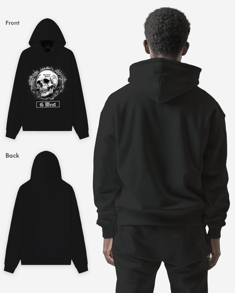 G WEST FEARLESS SPIRIT OVERSIZE HOODIE
