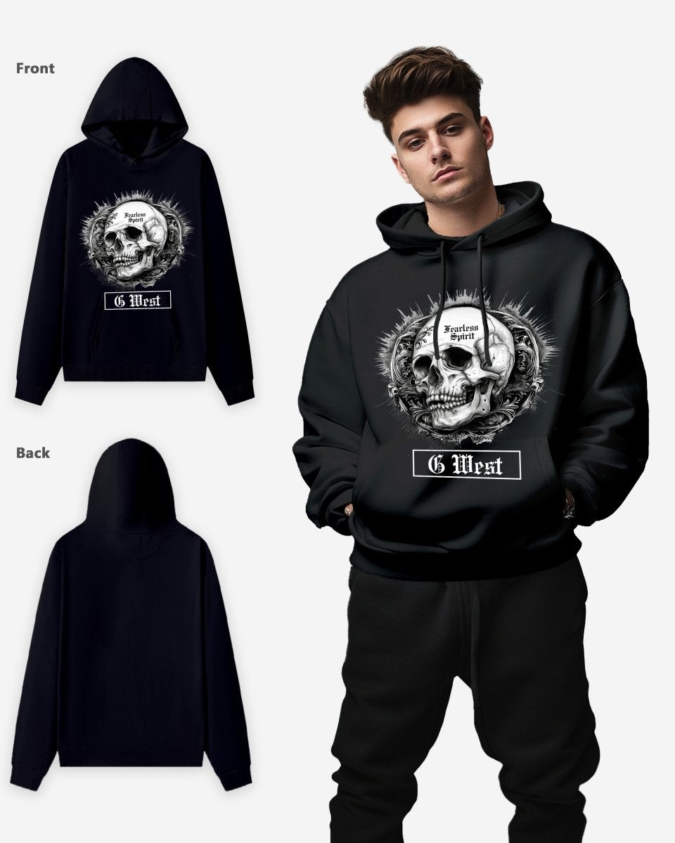 G WEST FEARLESS SPIRIT OVERSIZE HOODIE