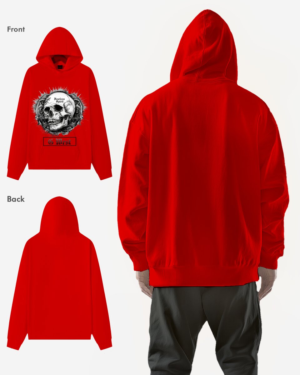 G WEST FEARLESS SPIRIT OVERSIZE HOODIE