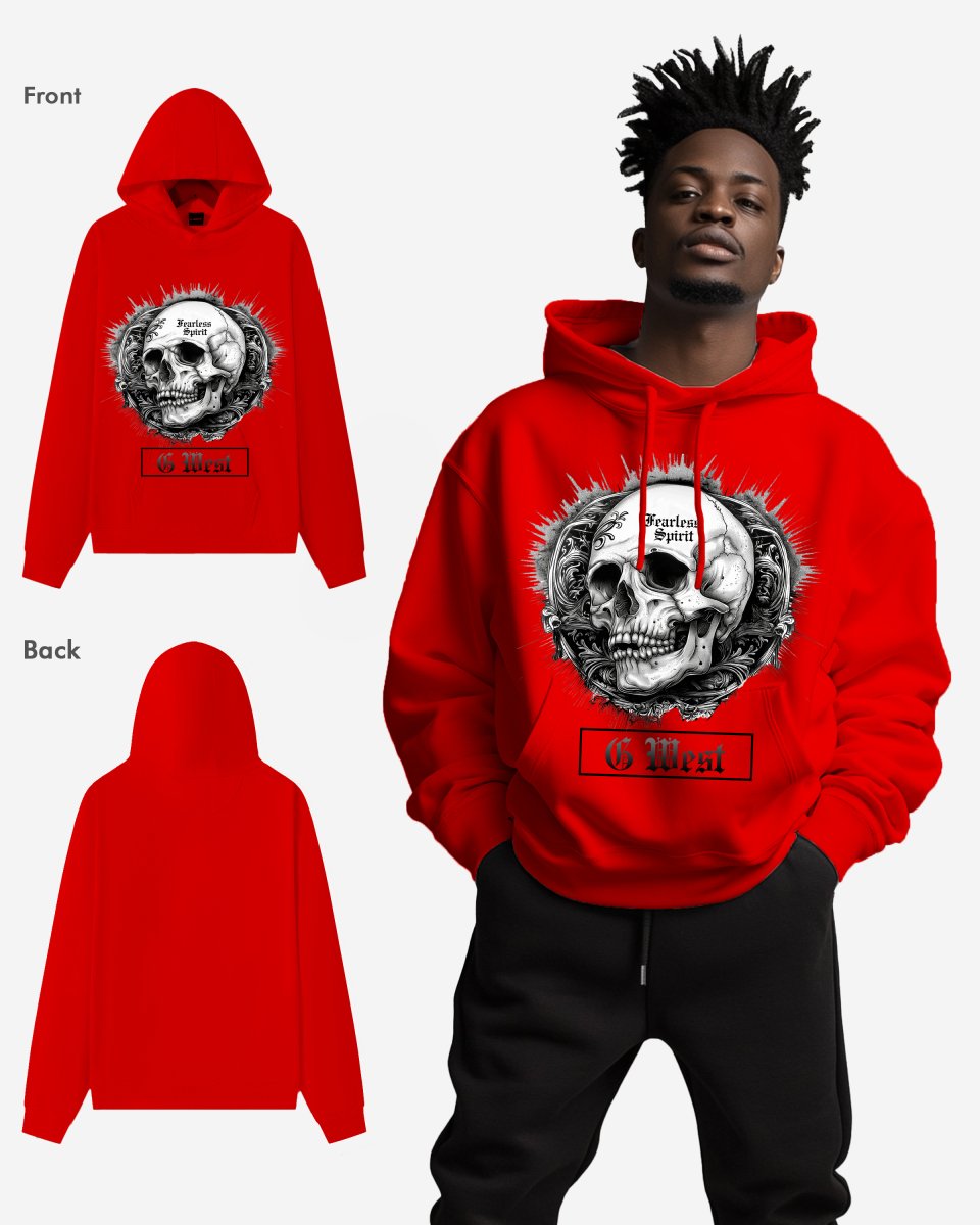 G WEST FEARLESS SPIRIT OVERSIZE HOODIE