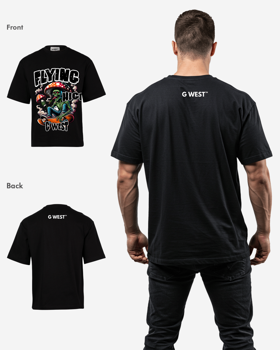 G-WEST FLYING HIGH OVERSIZED TEE