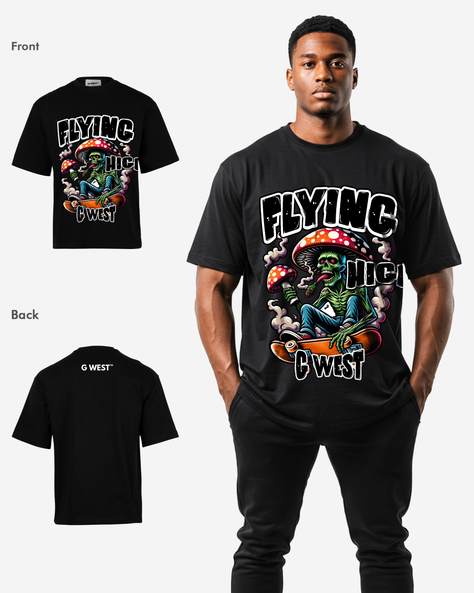 G-WEST FLYING HIGH OVERSIZED TEE