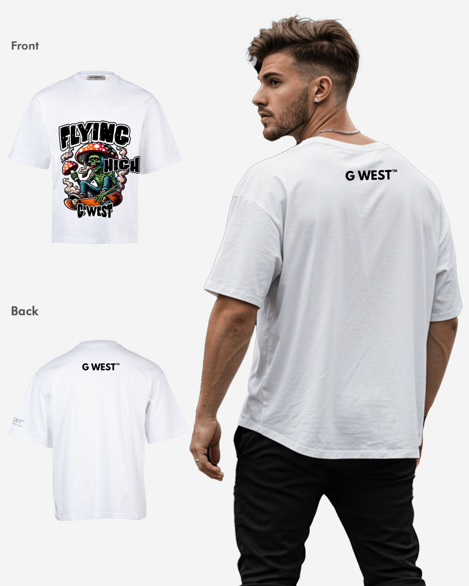 G-WEST FLYING HIGH OVERSIZED TEE