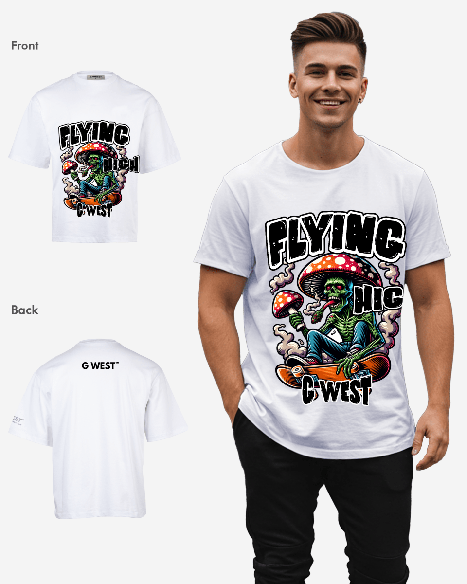 G-WEST FLYING HIGH OVERSIZED TEE