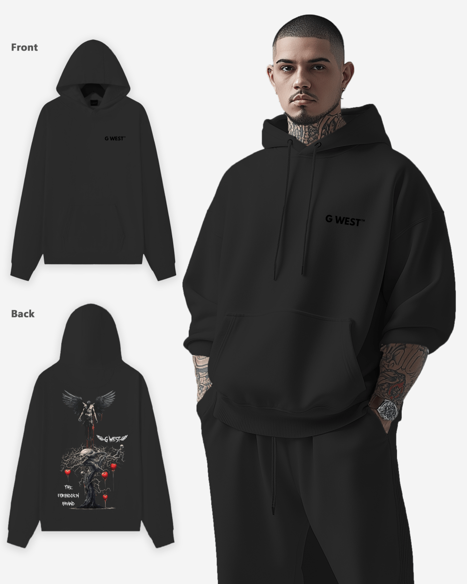 G West Forbidden Brand Heavy Premium Oversize Hoodie