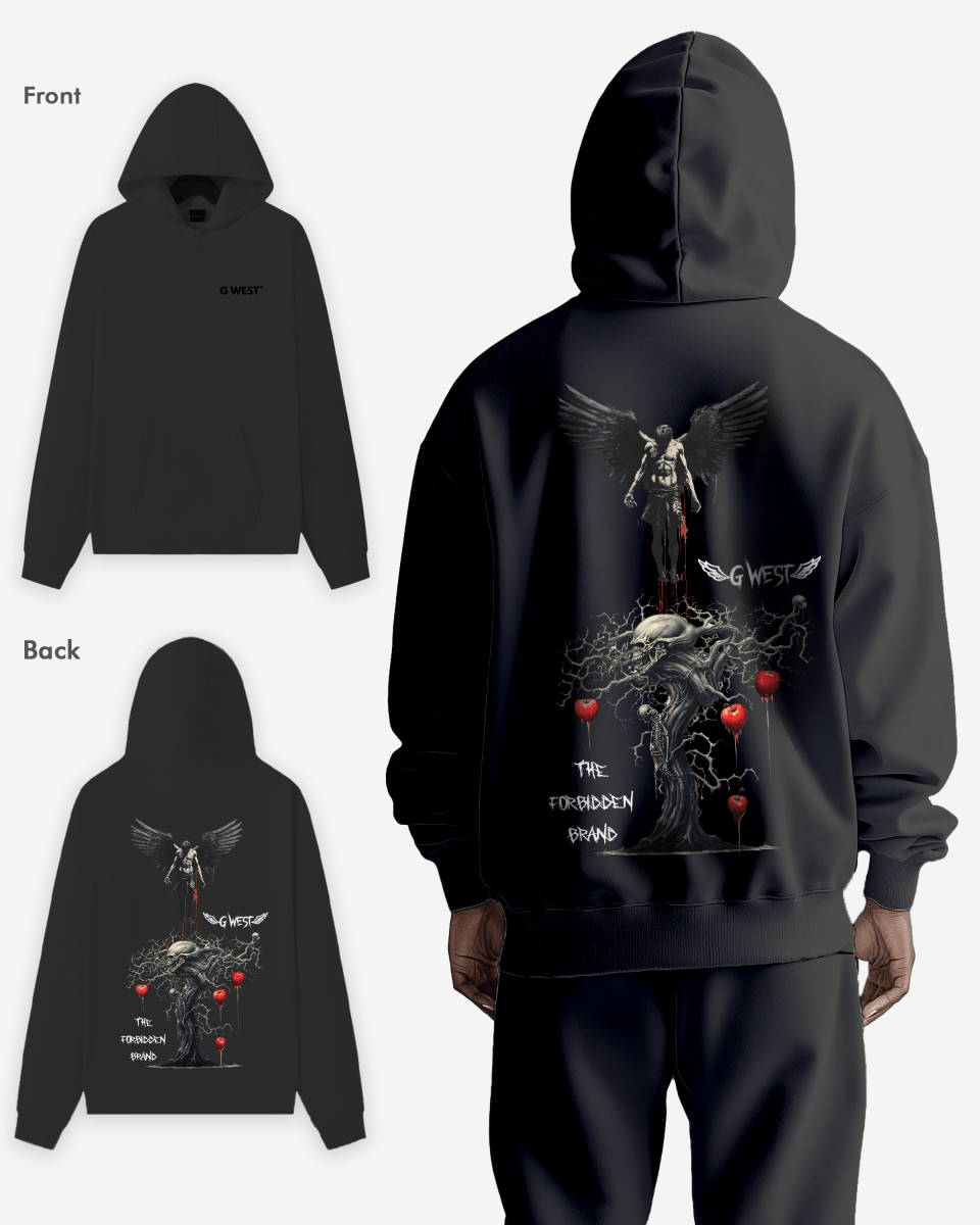 G West Forbidden Brand Heavy Premium Oversize Hoodie