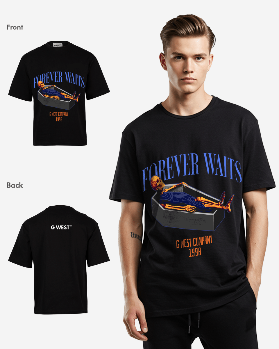 G-WEST Forever Waits Oversized Tee