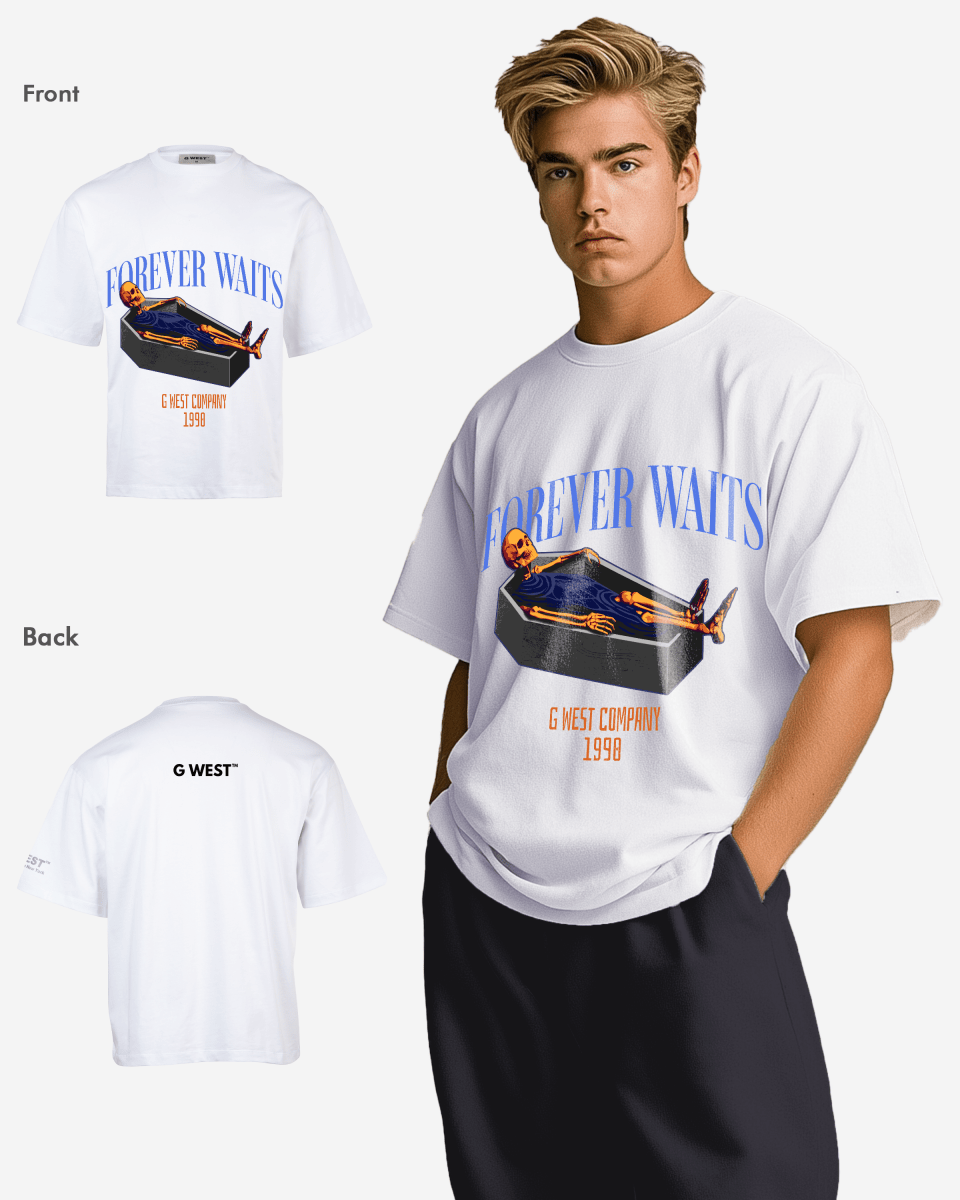 G-WEST Forever Waits Oversized Tee