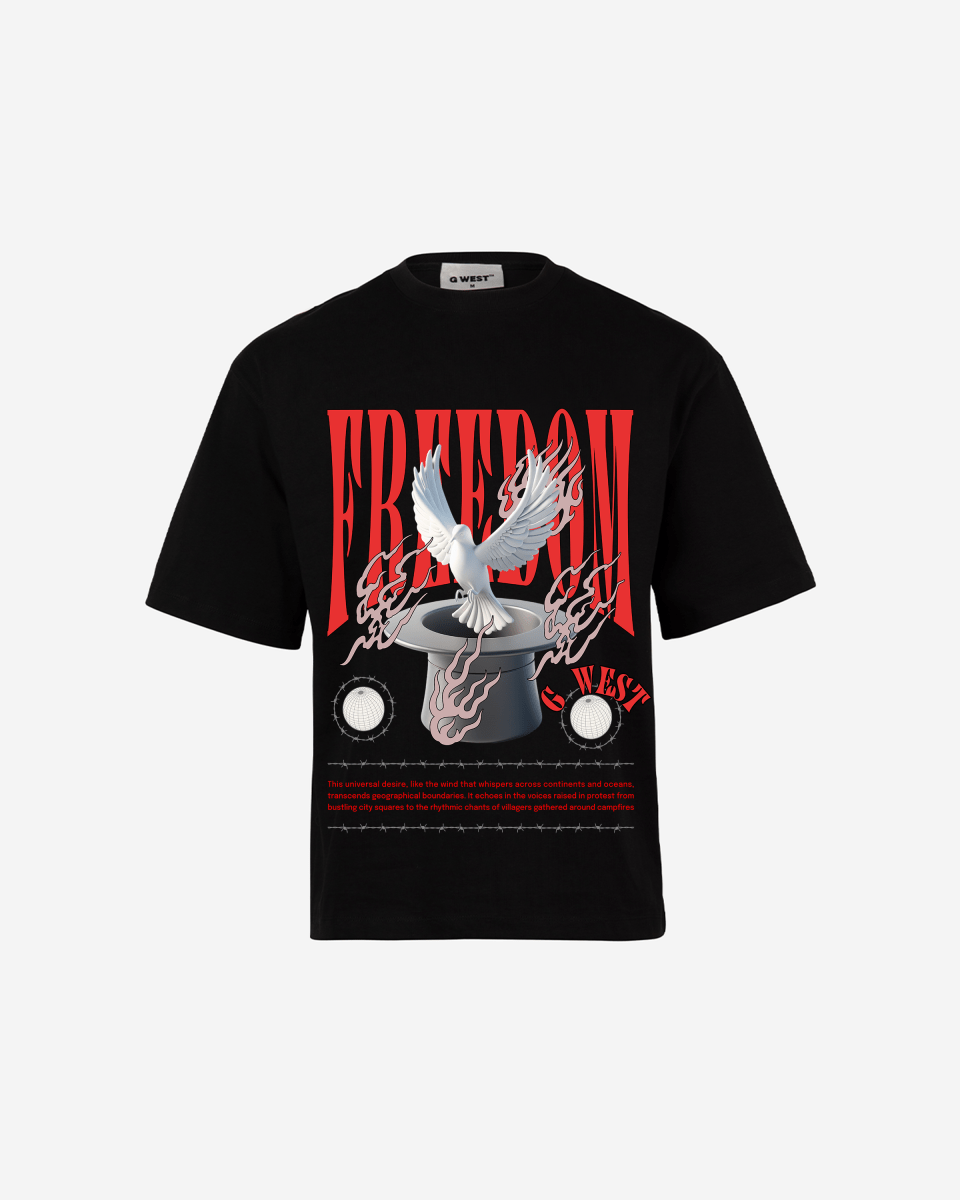 G-WEST FREEDOM OVERSIZED TEE