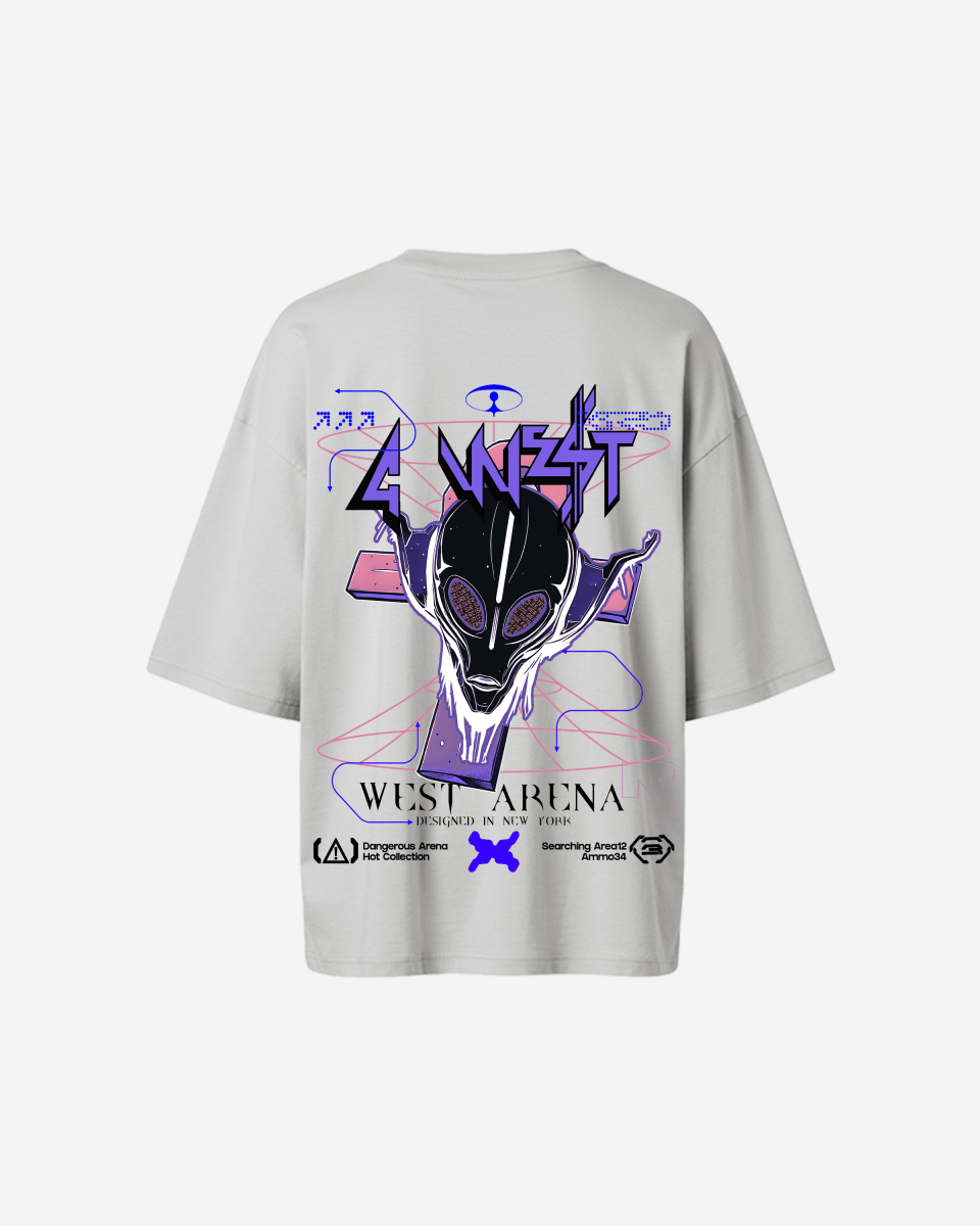 G West Womens Future Journey Lifestyle Oversized Tee