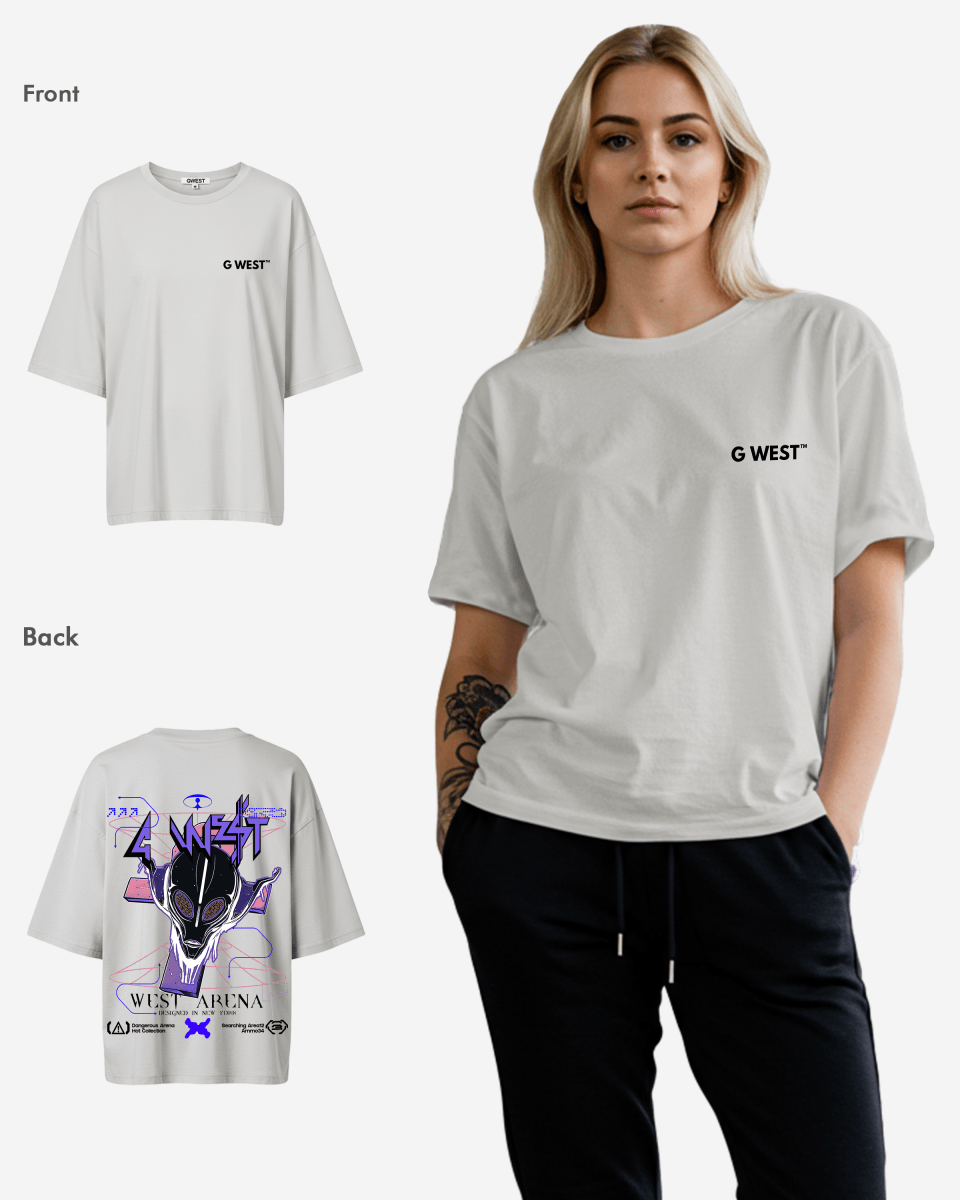 G West Womens Future Journey Lifestyle Oversized Tee