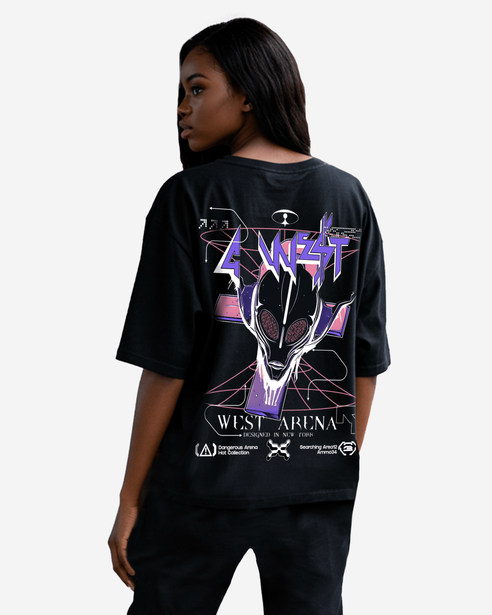 G West Womens Future Journey Lifestyle Oversized Tee