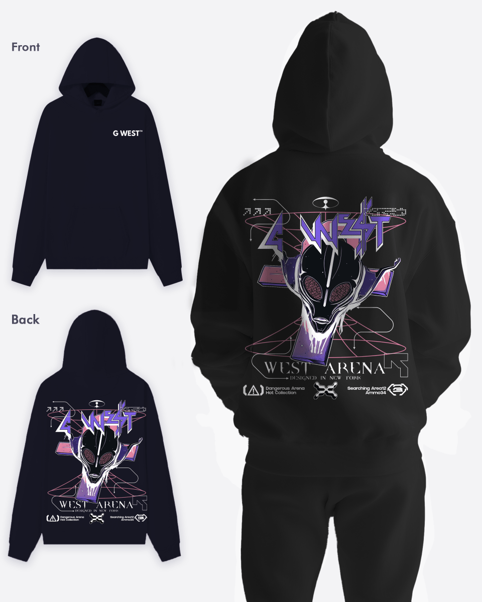 G West Future Journey Oversize Hoodie Mens Style