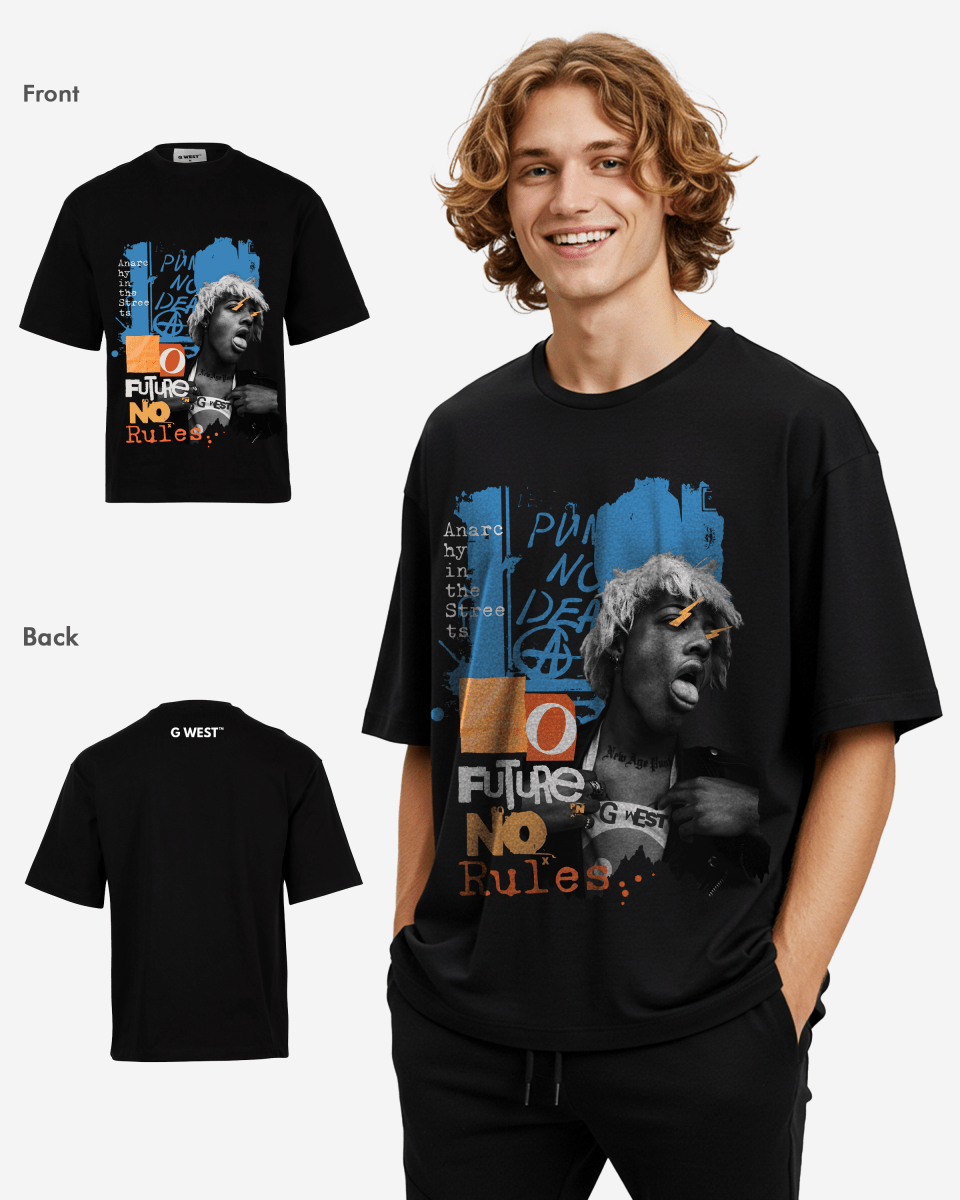 G-WEST FUTURE NO RULES OVERSIZED TEE