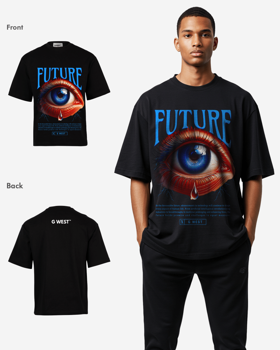 G-WEST FUTURE OVERSIZED TEE
