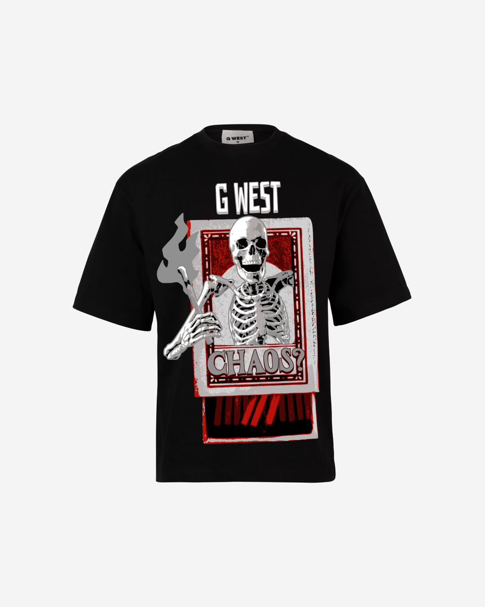 G-WEST G CHAOS OVERSIZED TEE