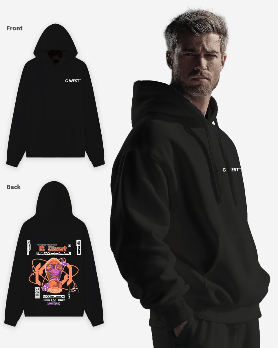 G West Gas Helmet Oversize Hoodie Mens