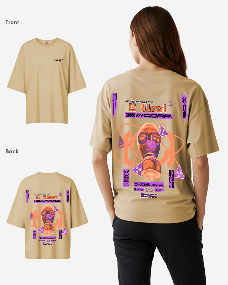 G West Gas Helmetlife Style Oversized Tee - WOMEN