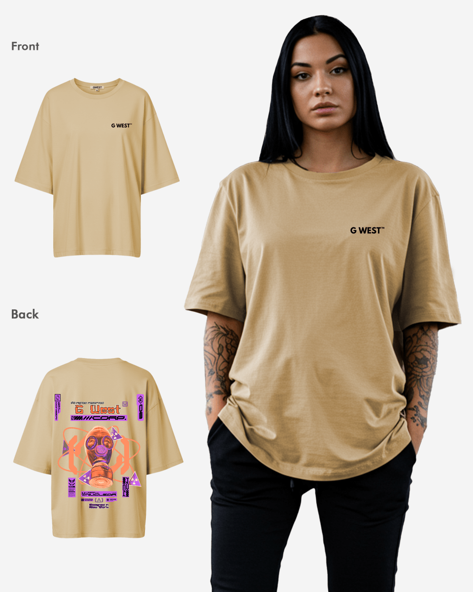 G West Gas Helmetlife Style Oversized Tee - WOMEN