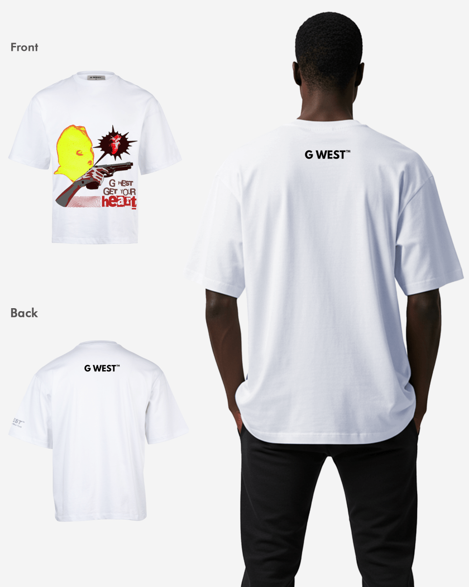 G-WEST GET YOUR HEART OVERSIZED TEE