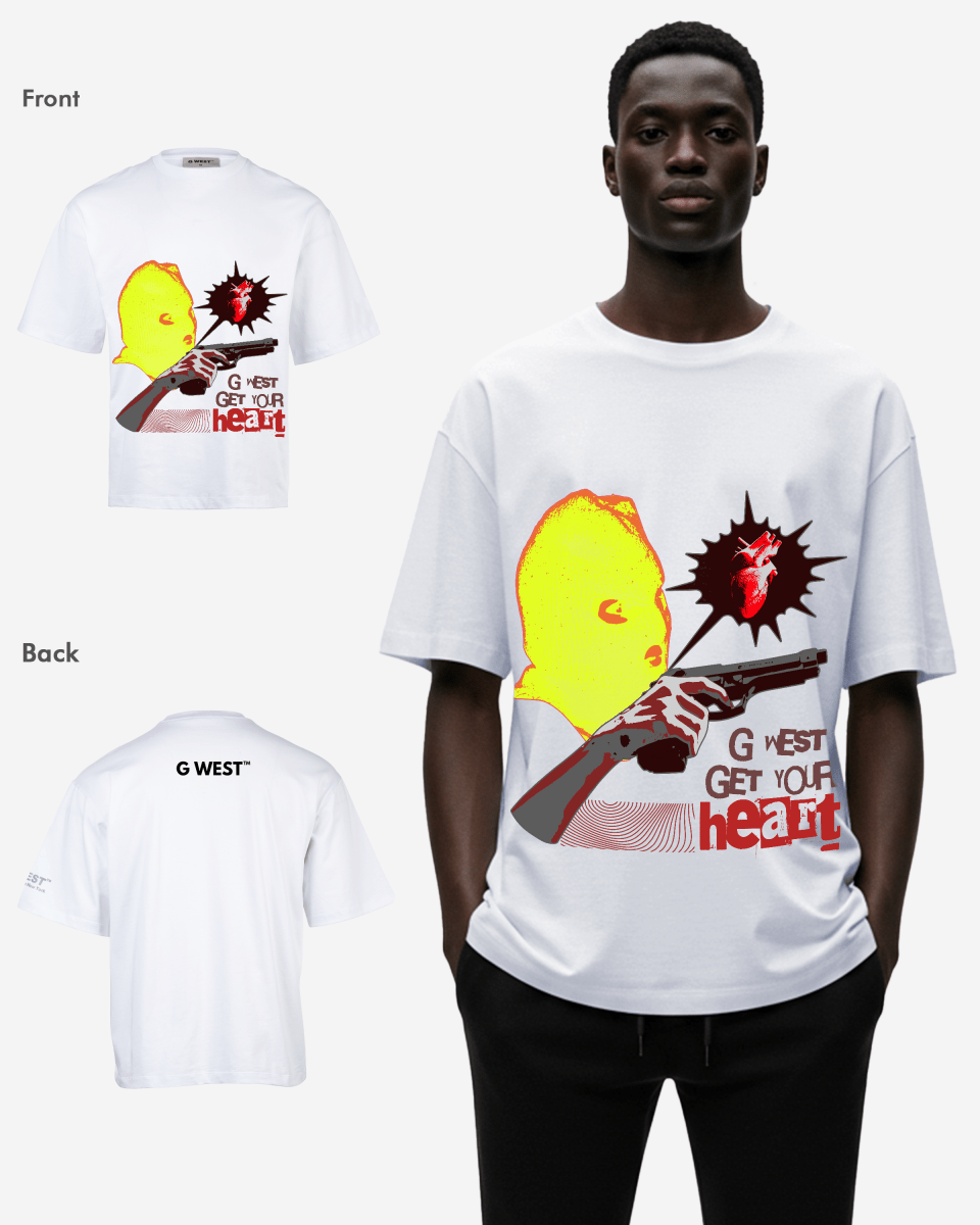 G-WEST GET YOUR HEART OVERSIZED TEE