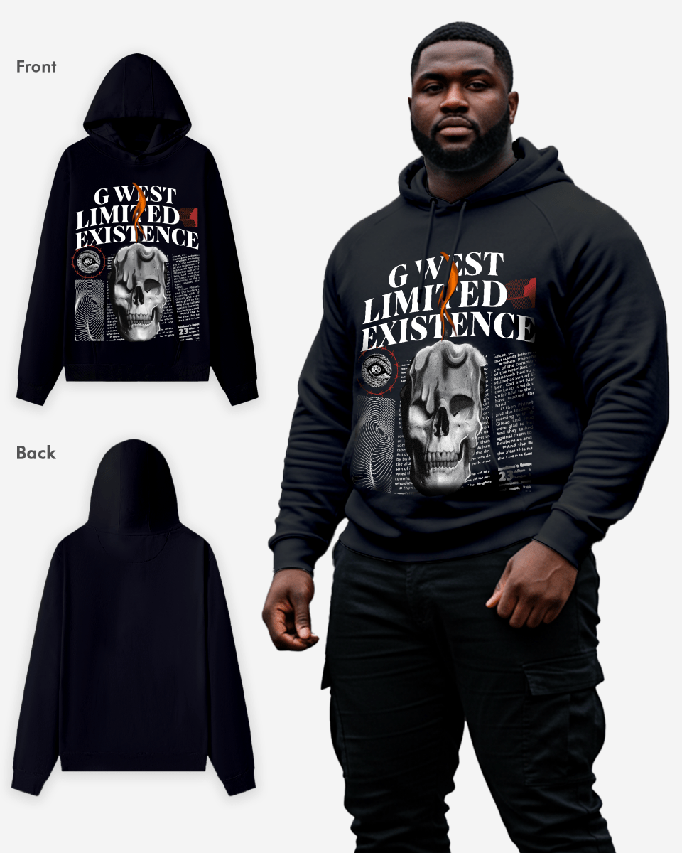 G WEST GHOST CITY HOODIE Big and Tall