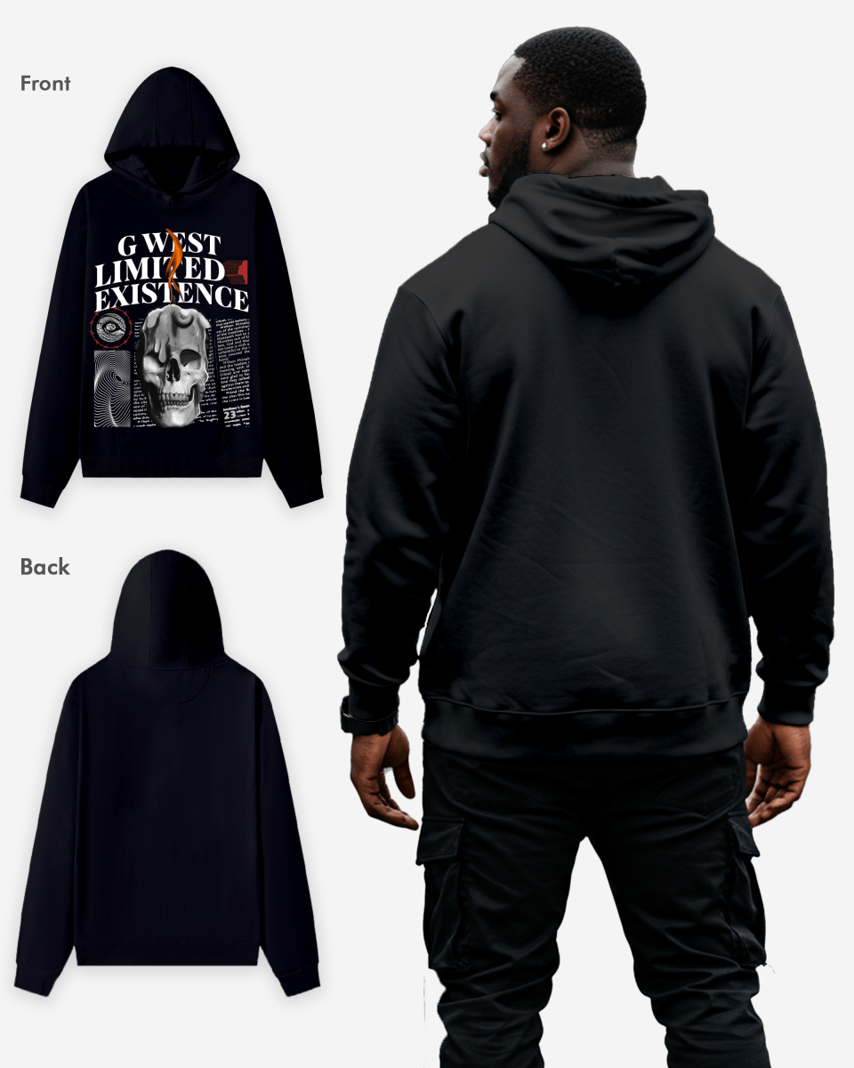 G WEST GHOST CITY HOODIE Big and Tall