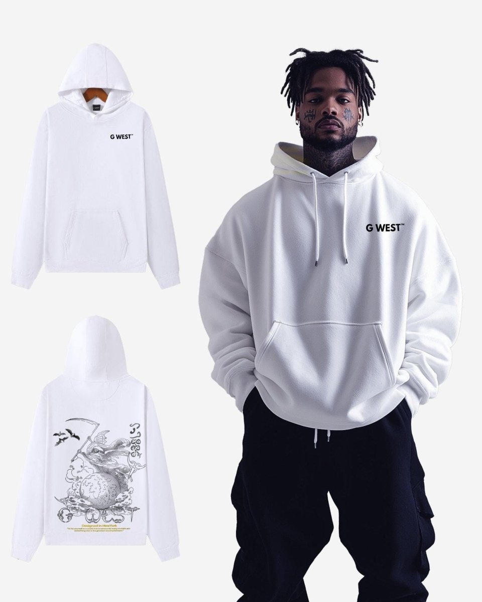 G West Gratitude Reaper Oversized Hoodie