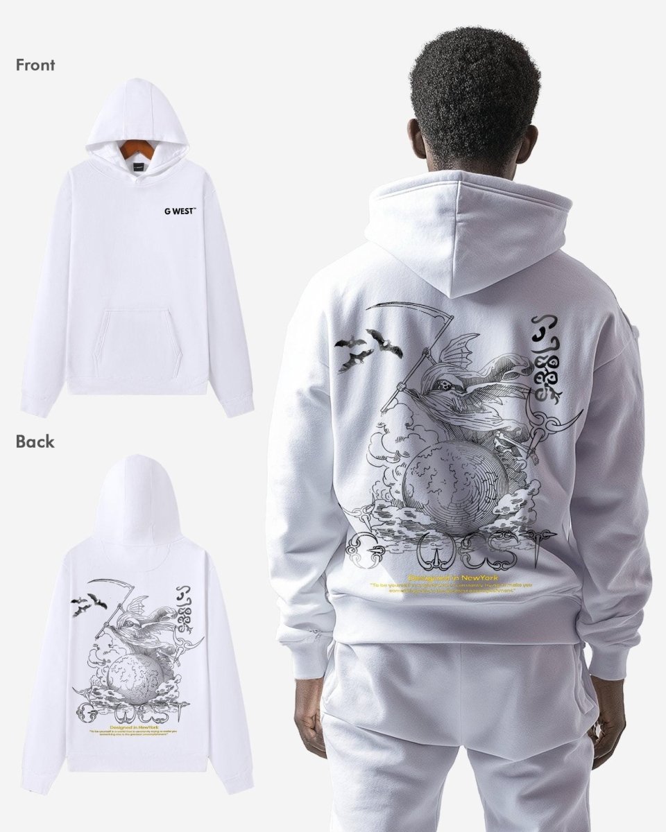 G West Gratitude Reaper Oversized Hoodie