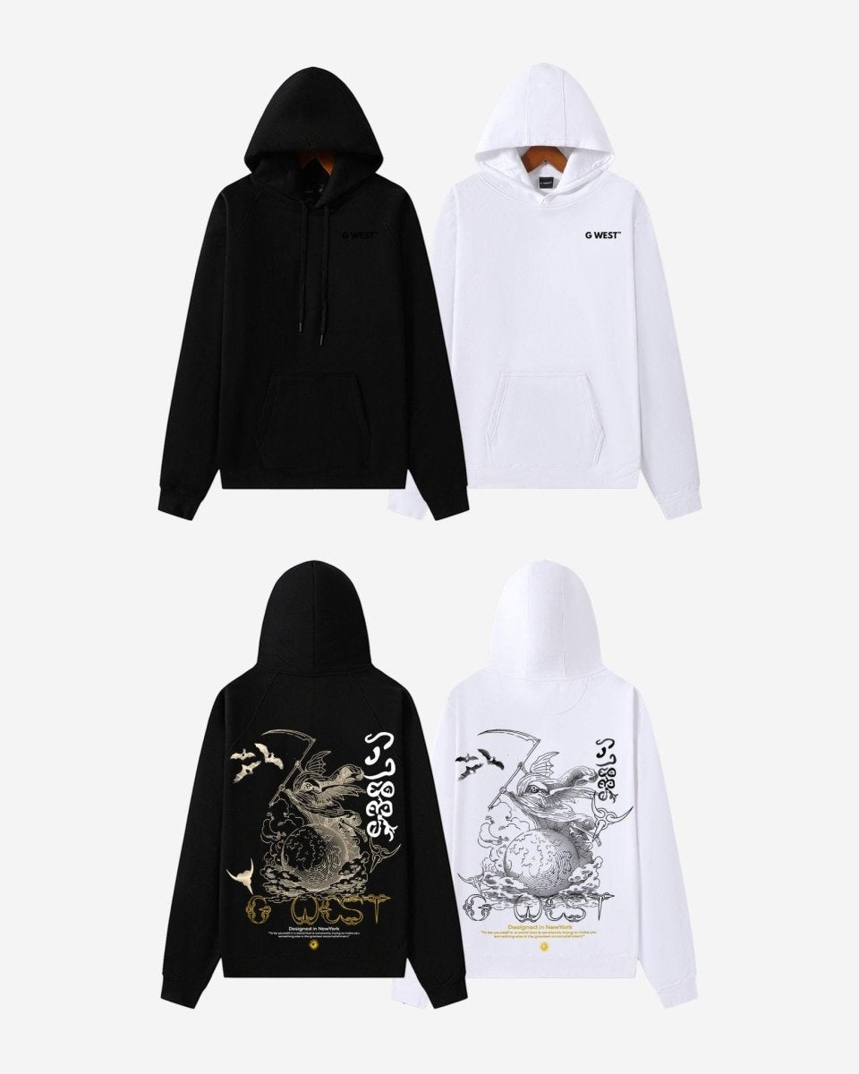 G West Gratitude Reaper Oversized Hoodie