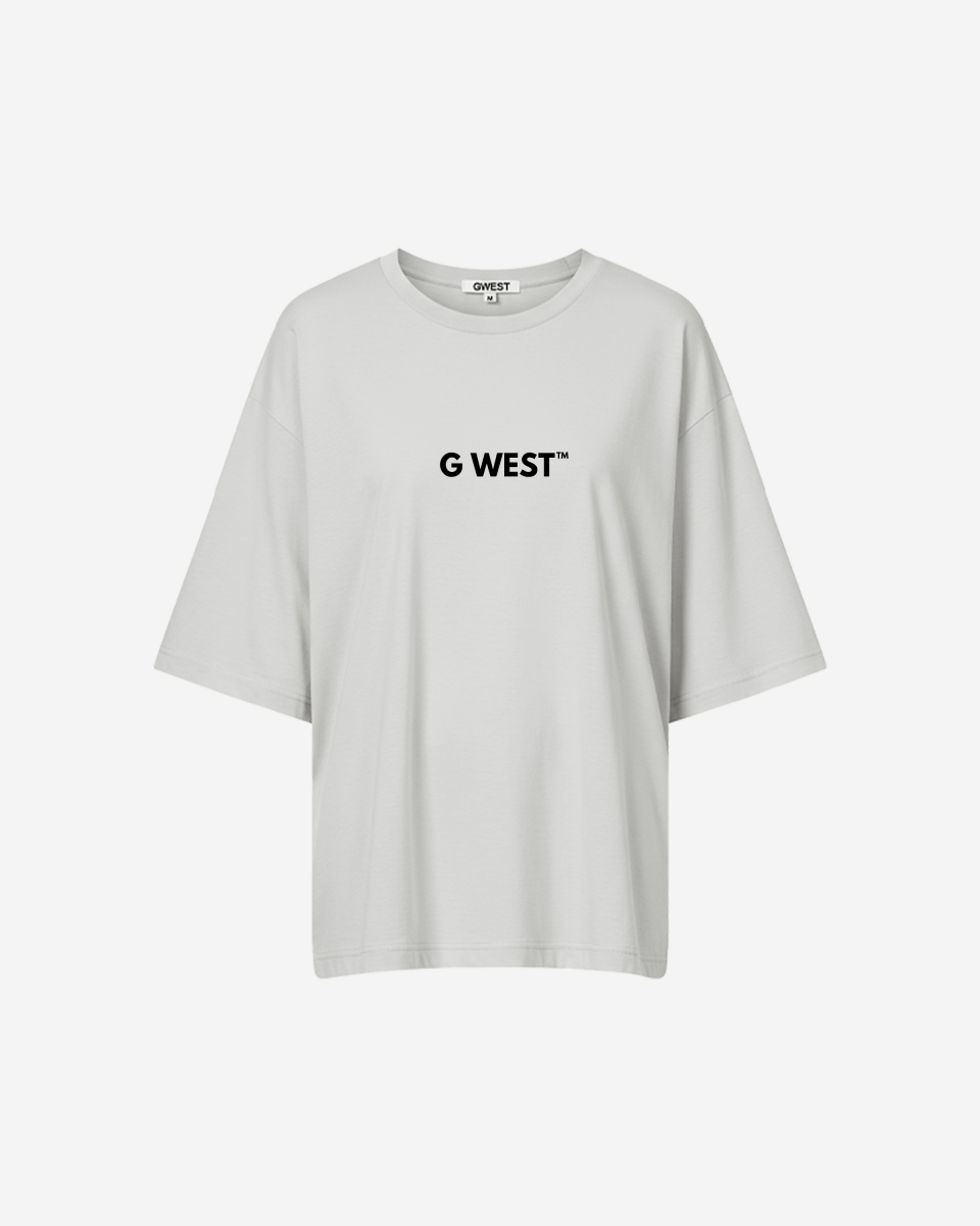 G West Heavyweight Logo Wear Oversized T-Shirt - WOMEN