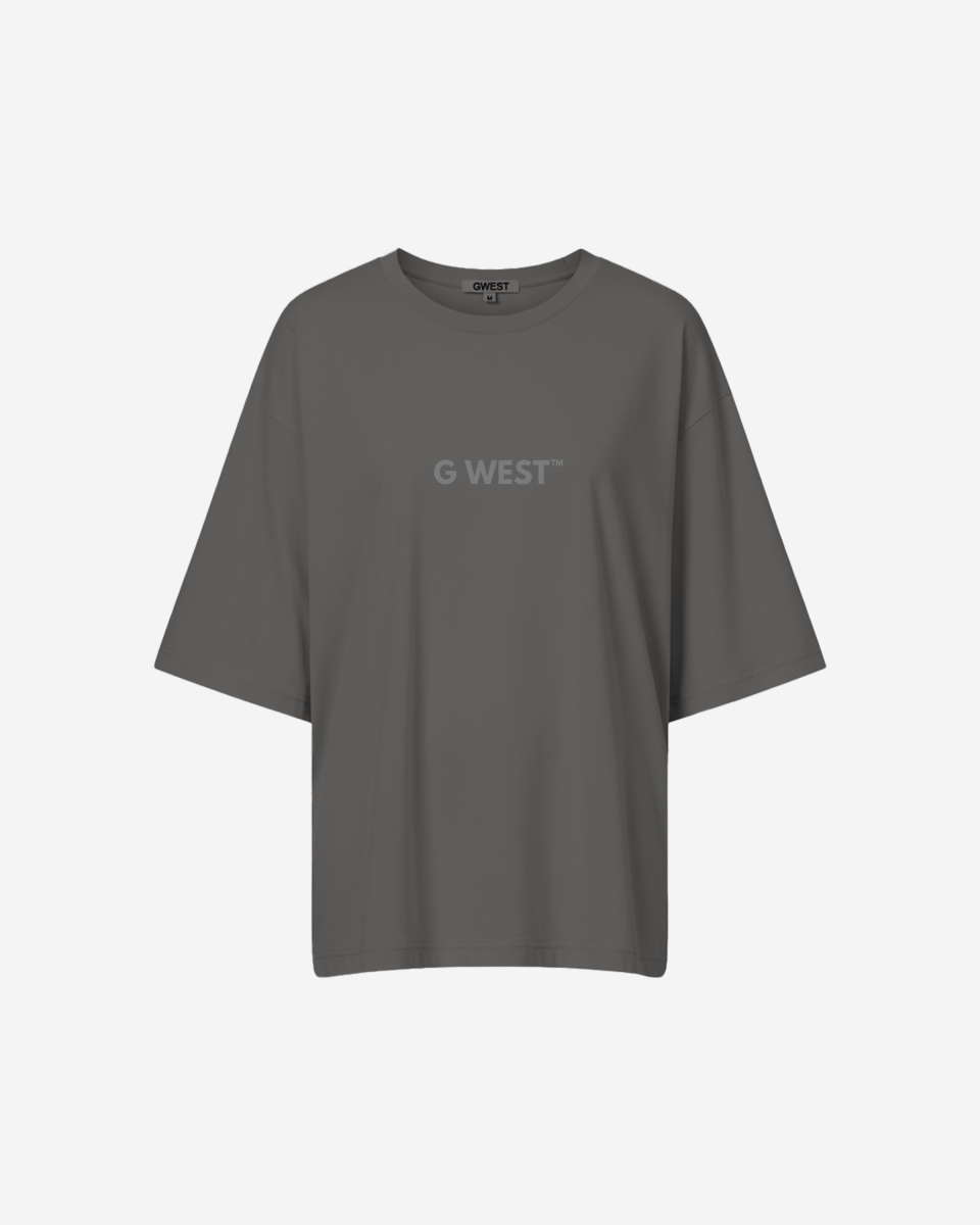 G West Heavyweight Logo Wear Oversized T-Shirt - WOMEN