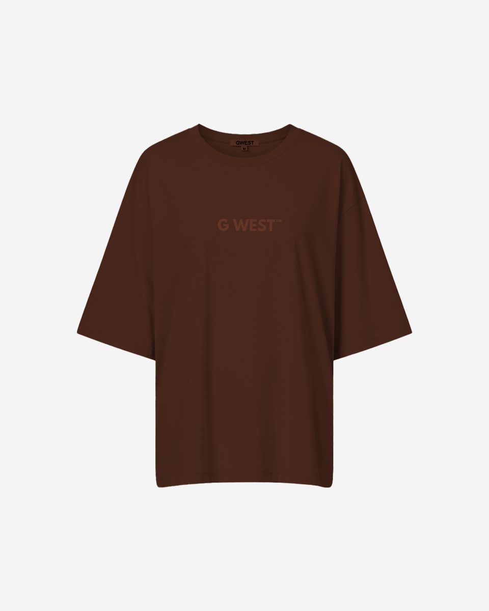 G West Heavyweight Logo Wear Oversized T-Shirt - WOMEN