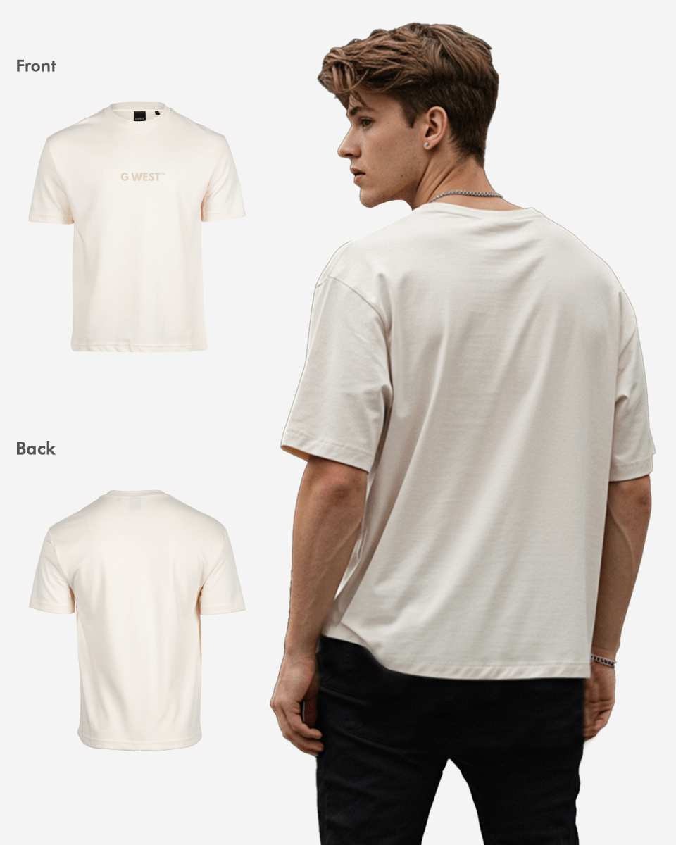 G West Heavyweight Logo Wear Oversized T-Shirt