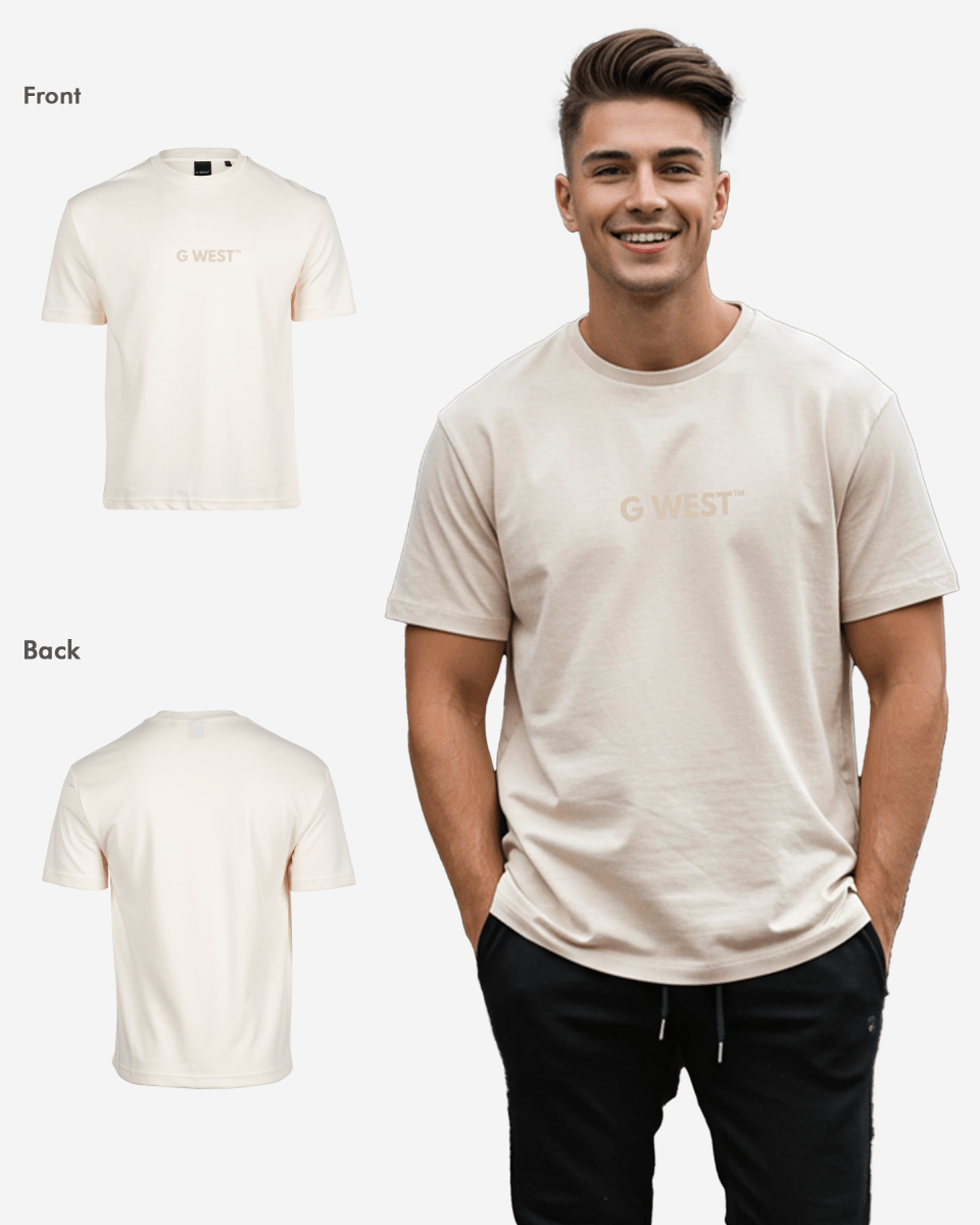 G West Heavyweight Logo Wear Oversized T-Shirt