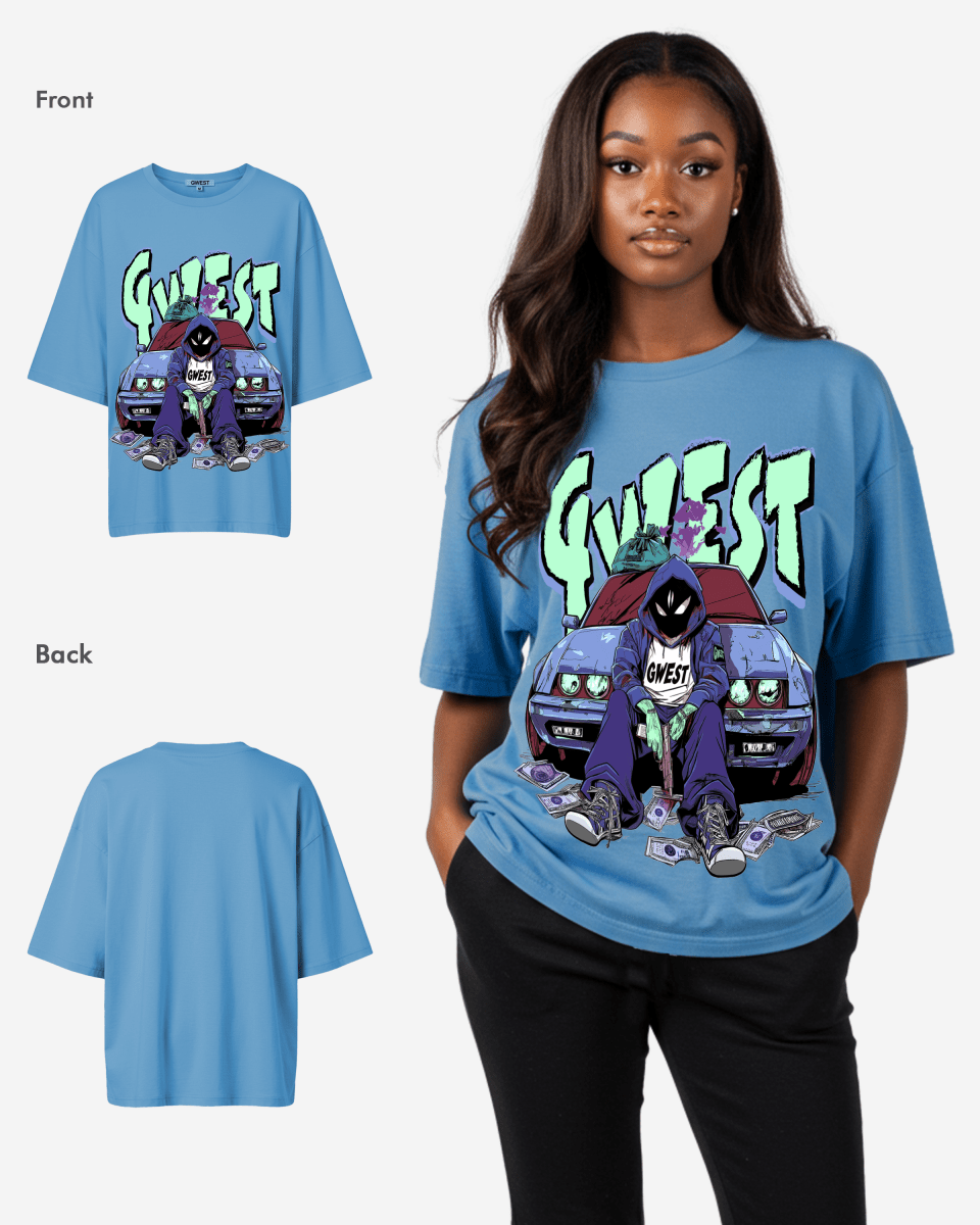 G WEST HEIST Oversized TEE - WOMEN
