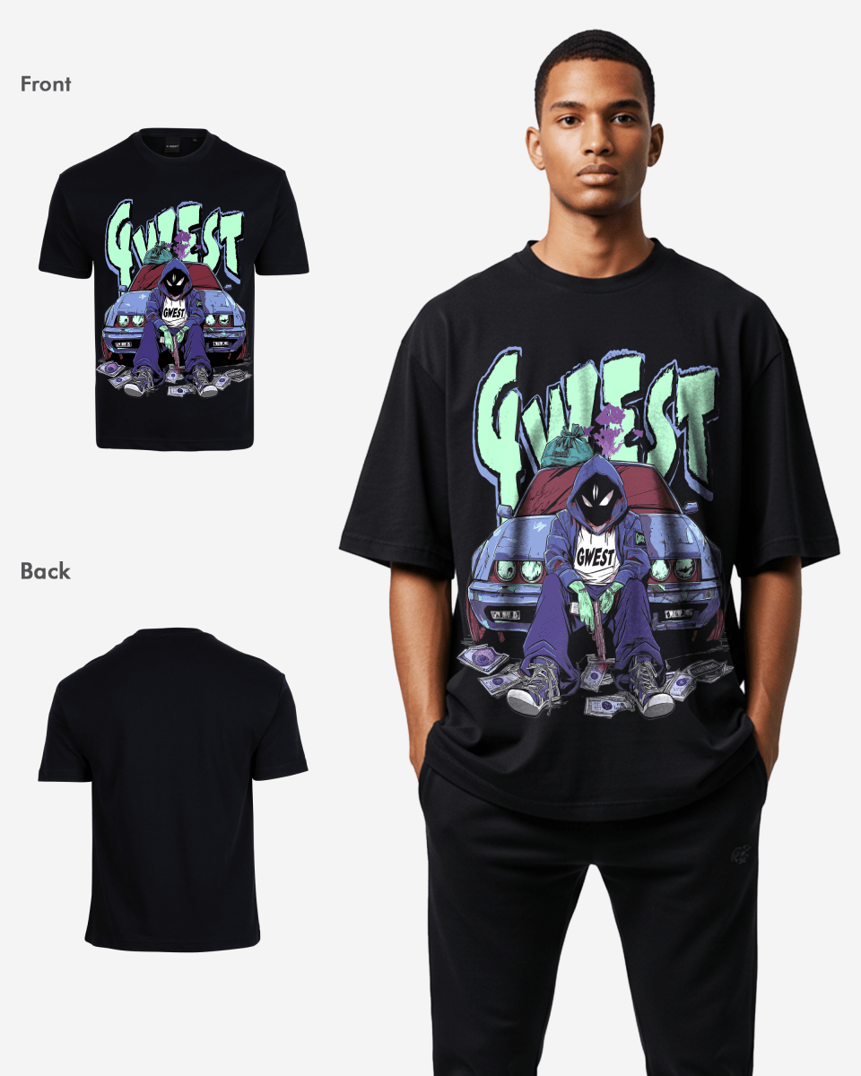 G WEST HEIST Oversized TEE