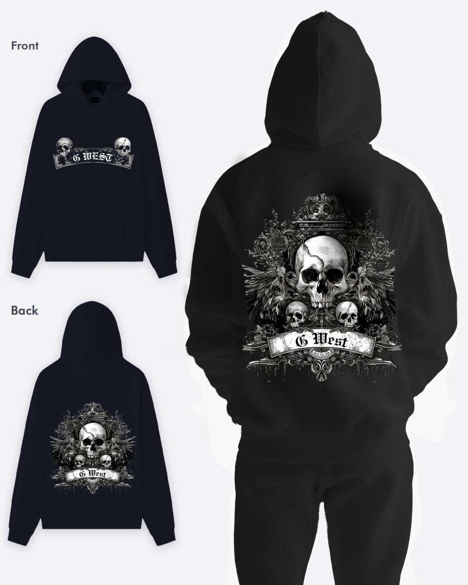 G WEST HELL CITY OVERSIZE HOODIE
