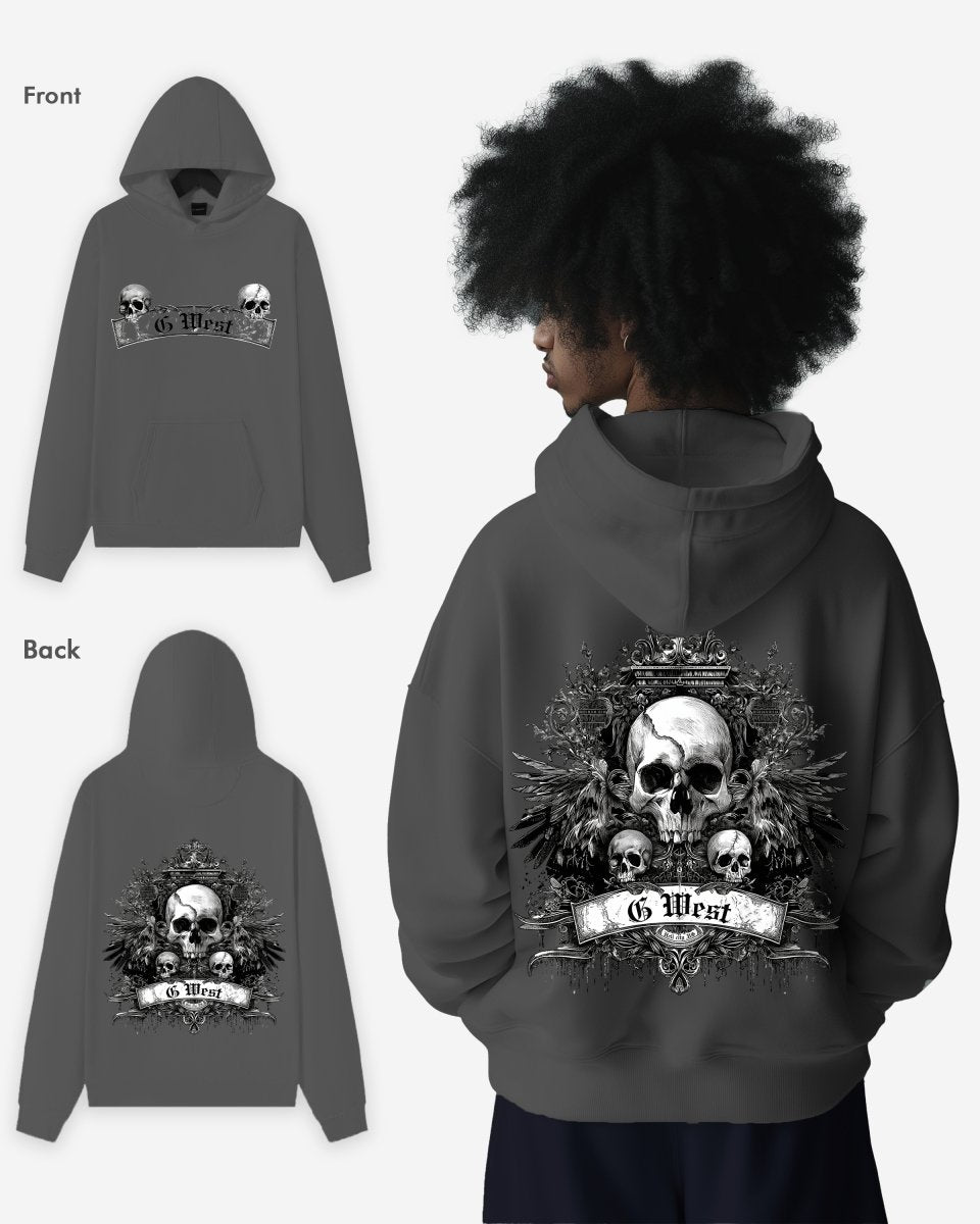 G WEST HELL CITY OVERSIZE HOODIE