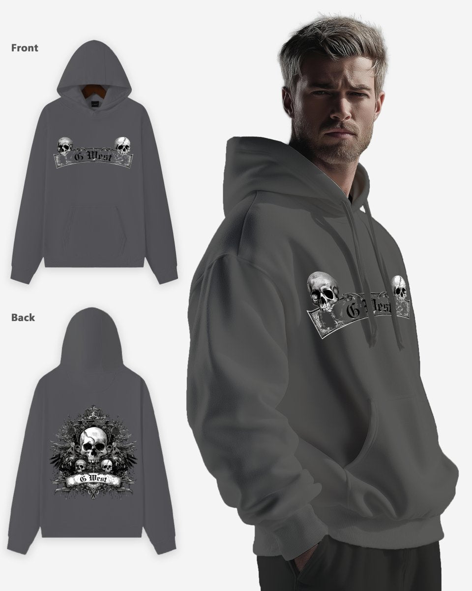 G WEST HELL CITY OVERSIZE HOODIE