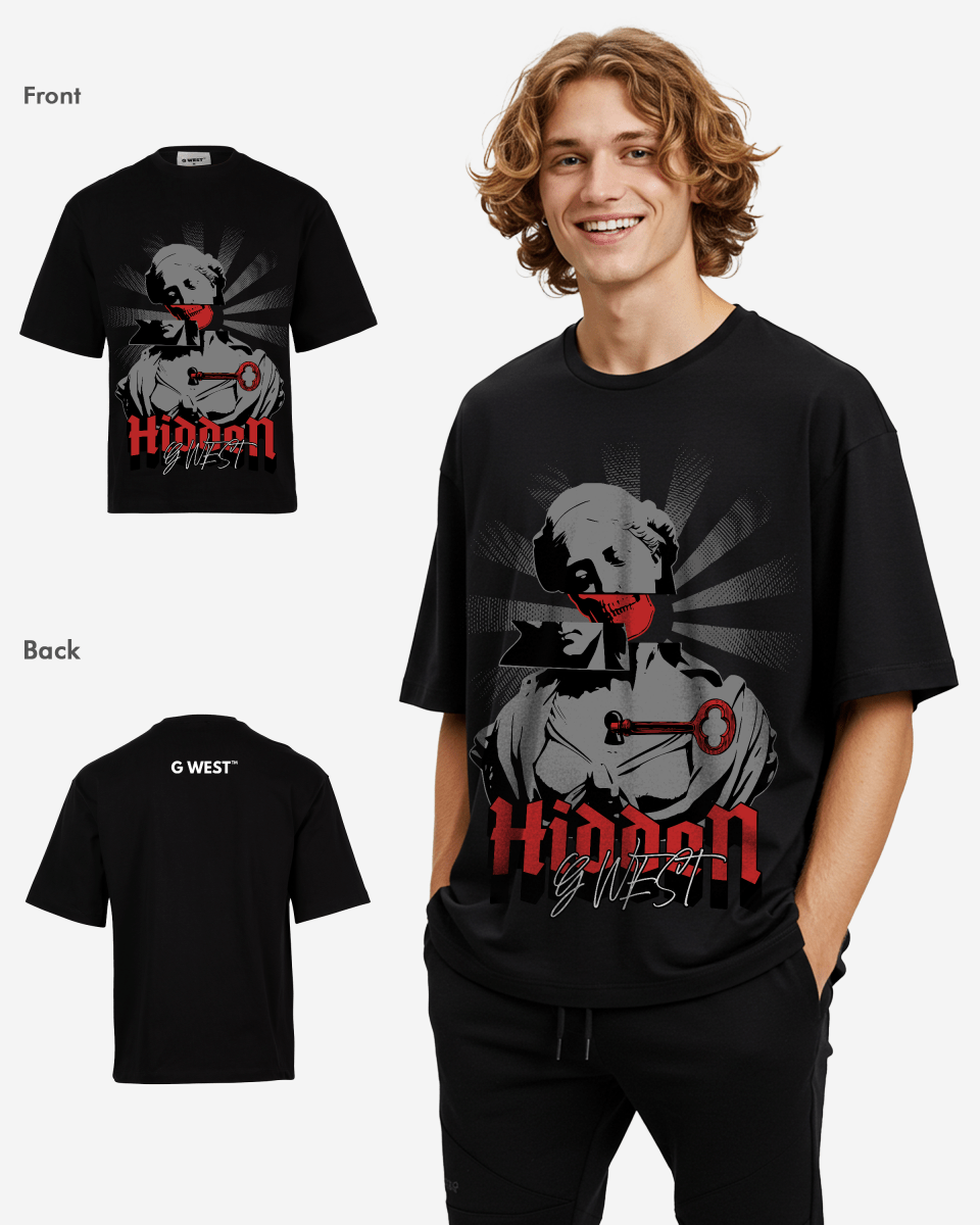 G-WEST HIDDEN OVERSIZED TEE