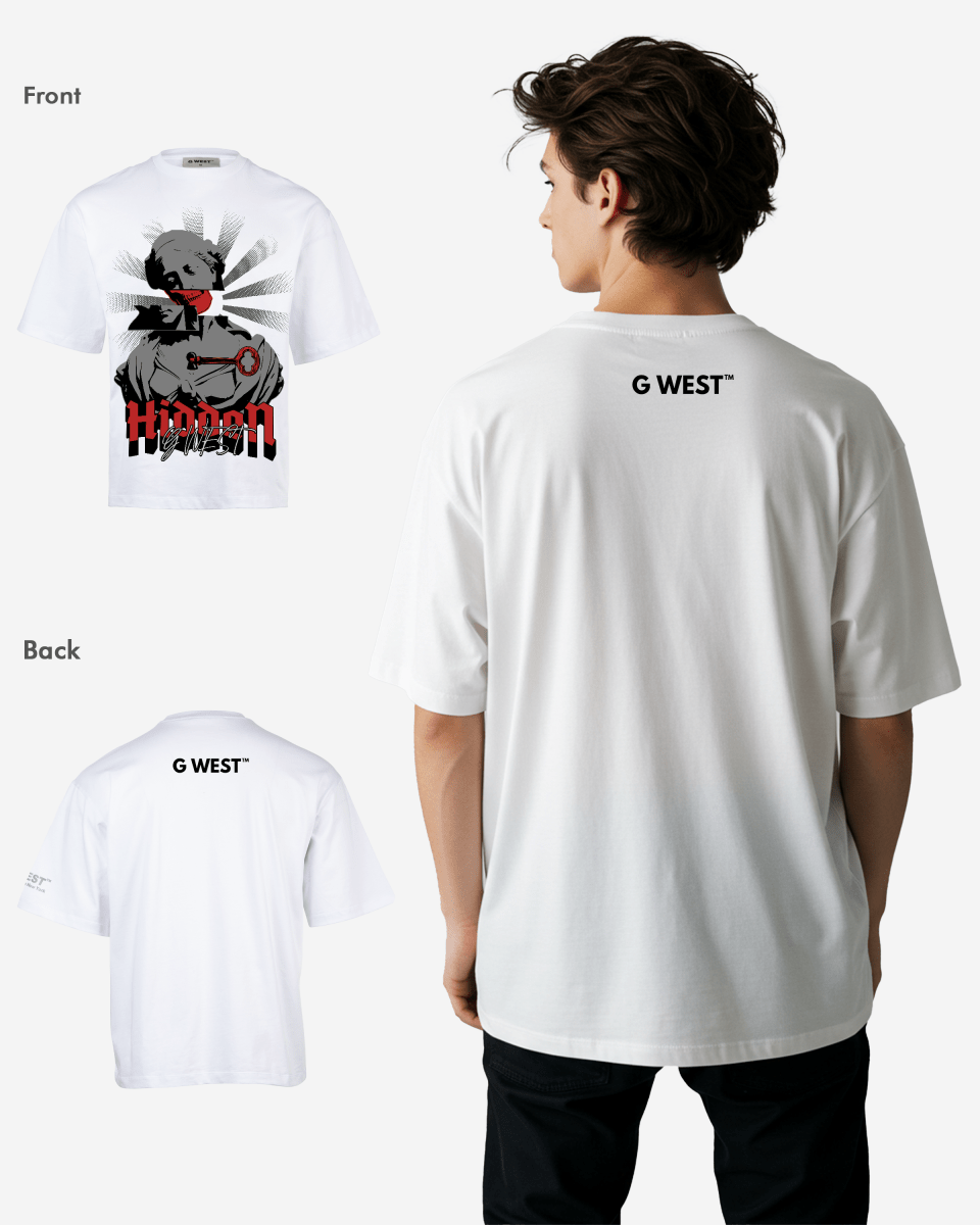 G-WEST HIDDEN OVERSIZED TEE