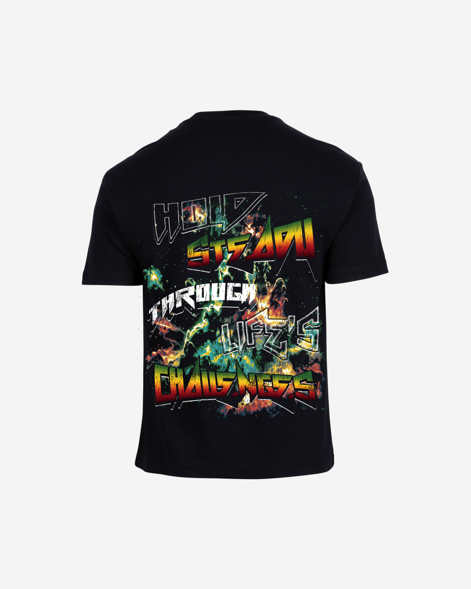 G West Hold Steady Premium Oversized Tee Front And Back Print