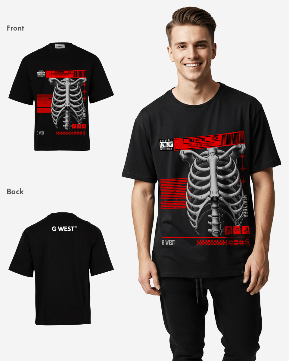 G-WEST HOLLOW N HEROIC OVERSIZED TEE