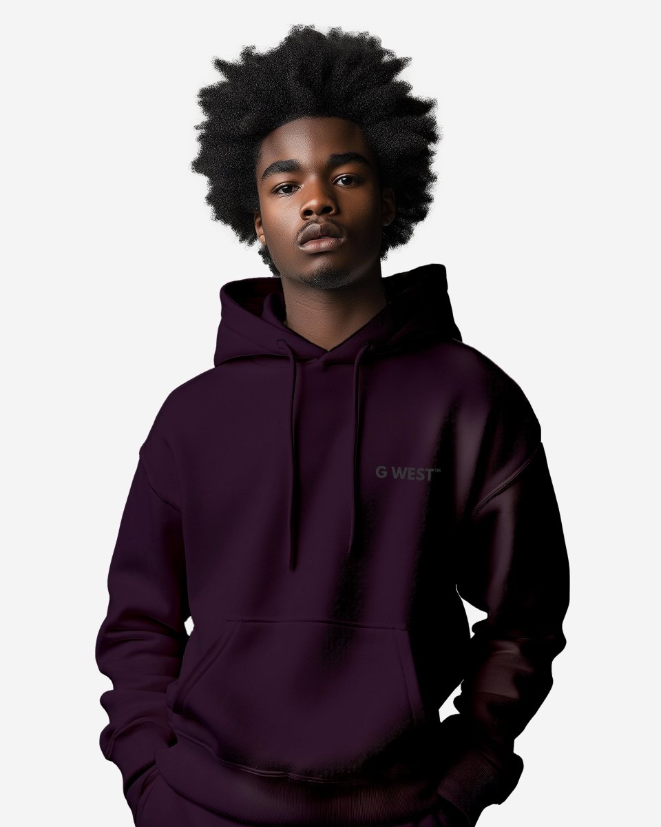 G West Holographic Ski Mask Heavy Premium Oversized Hoodie