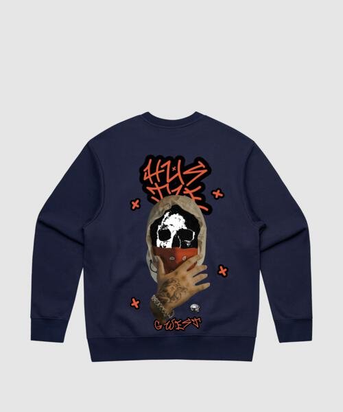 G West Hooded Hustle Heavy Premium Crewneck