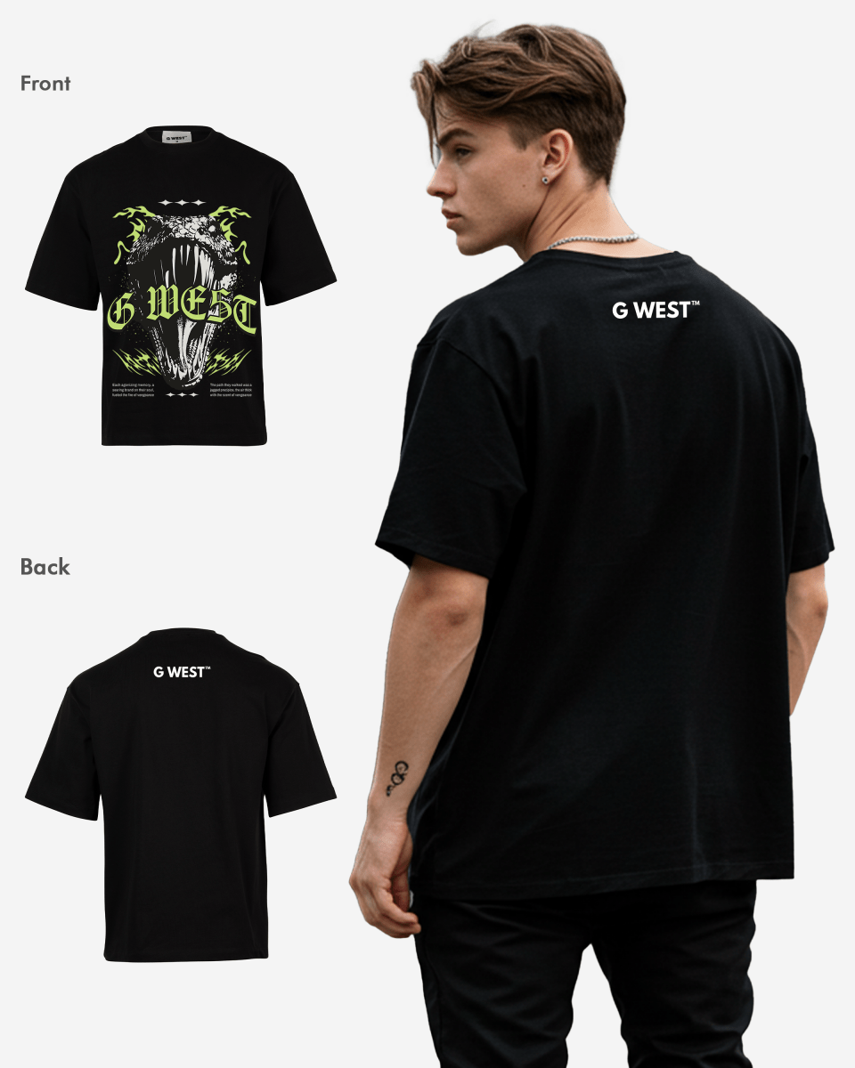 G-WEST HUNGER UNLEASHED OVERSIZED TEE